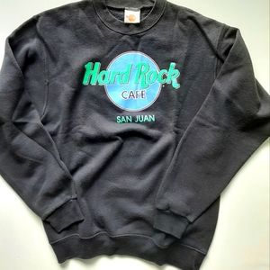 Vintage Hard Rock Cafe San Juan Sweatshirt, Medium